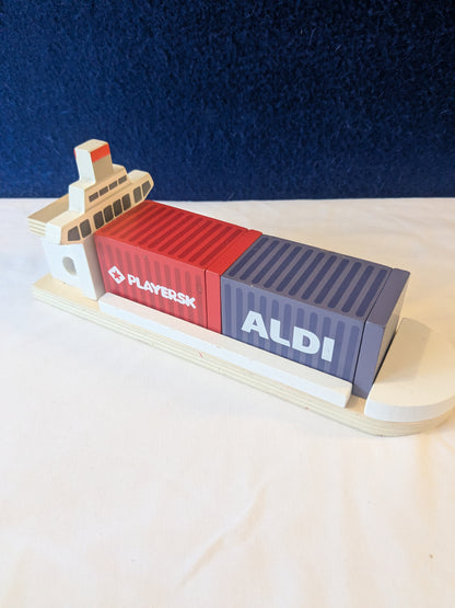 Little town Wooden Cargo Ship