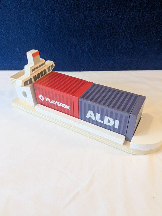 Little town Wooden Cargo Ship