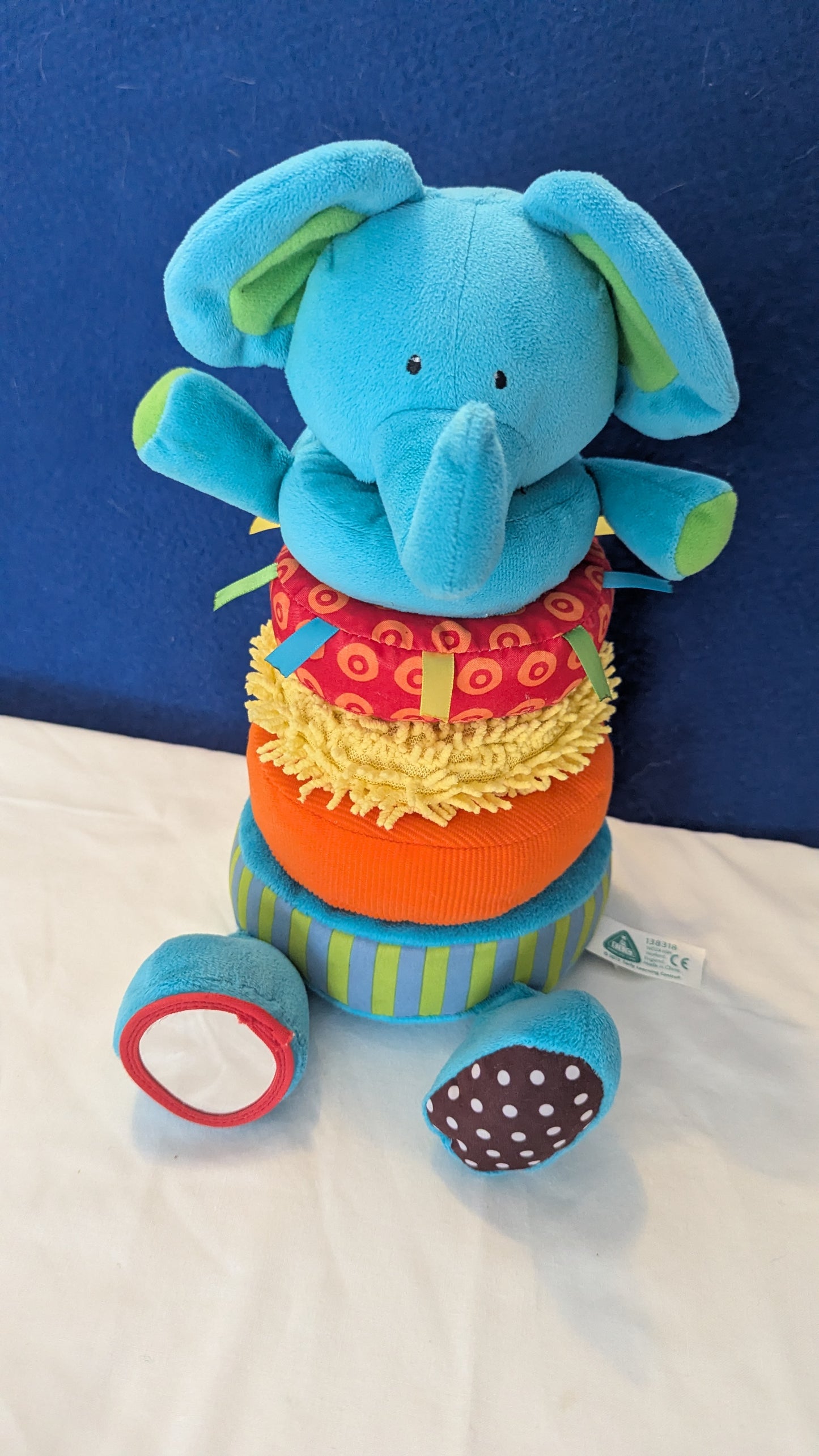 ELC Stacking Elephant Plush Sensory Toy