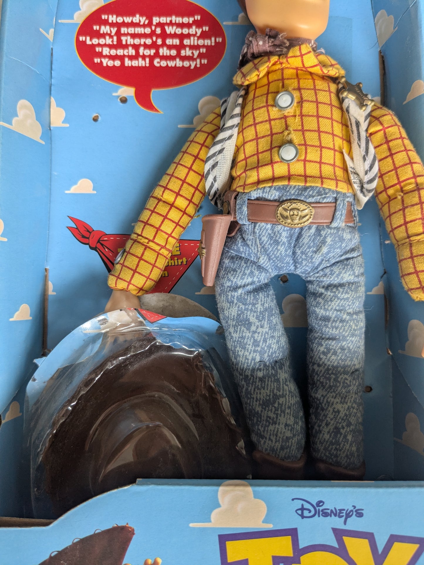 Vintage Thinkway Toy Story Talking Woody Action Figure 2001-2003 Button Activated