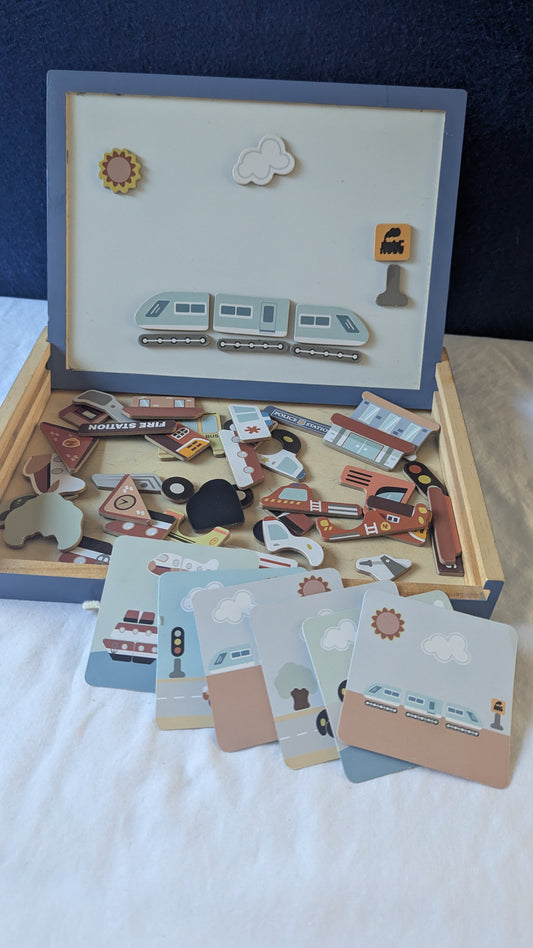 Little Town Magnetic Box