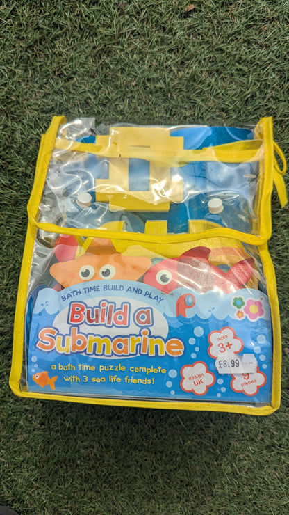 Build a Submarine Bath Toy