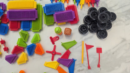 Bag of assorted Stickle Bricks