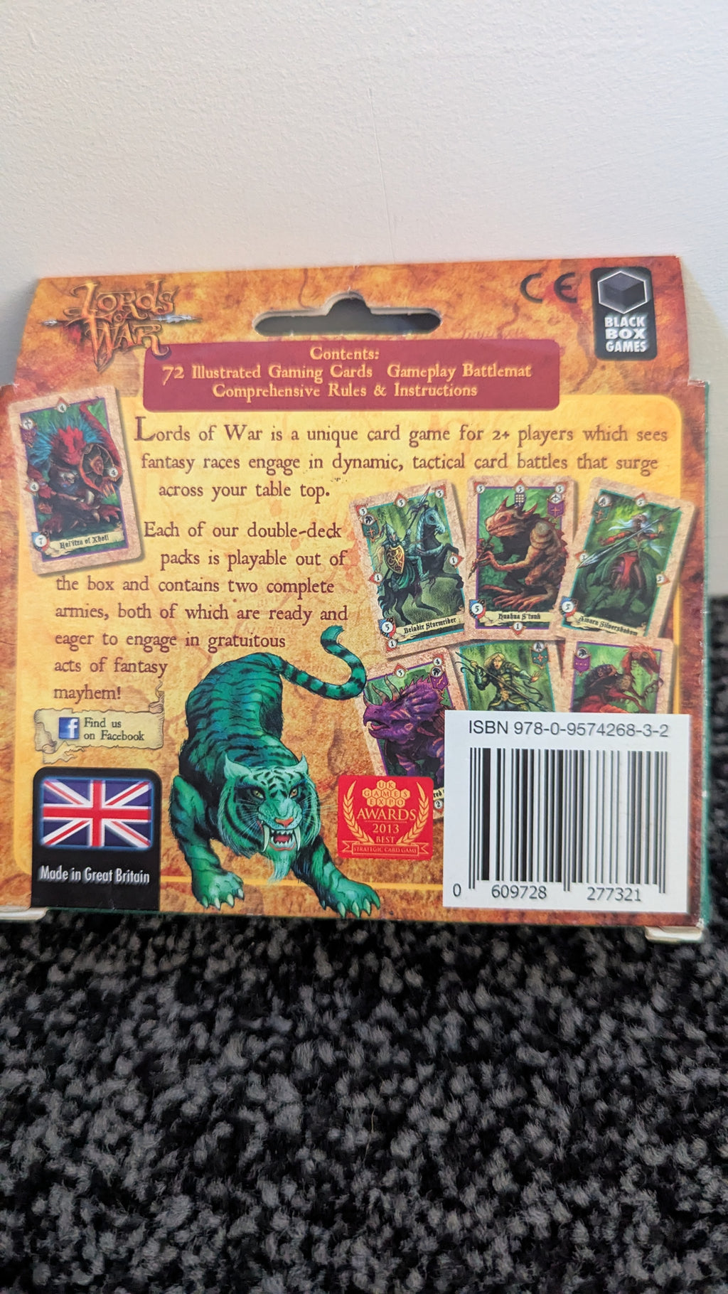Lords of War: Elves versus Lizardmen Gaming Cards