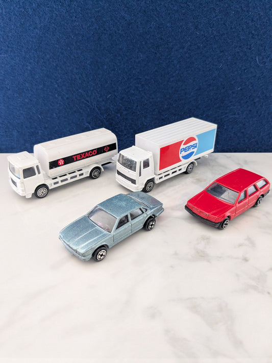 Selection of 4 Corgi Vehicles (2 x Trucks & 2 Cars)