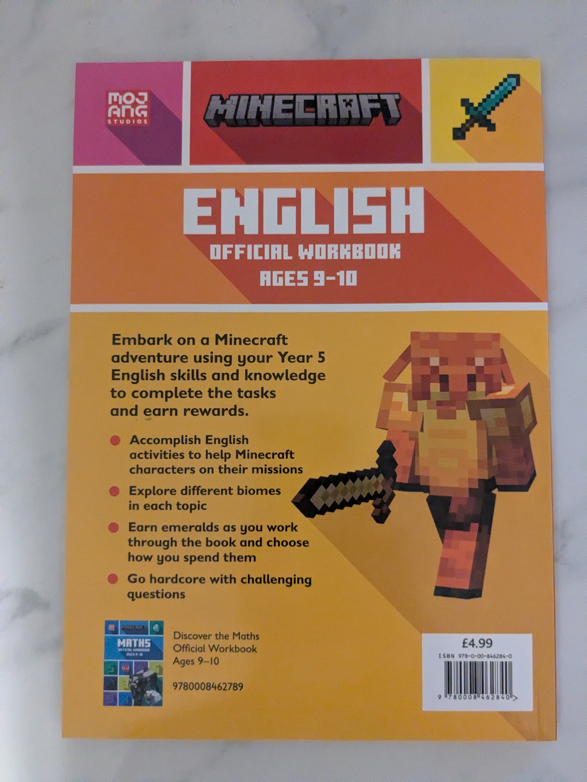 Minecraft English Official Workbook Ages 9-10