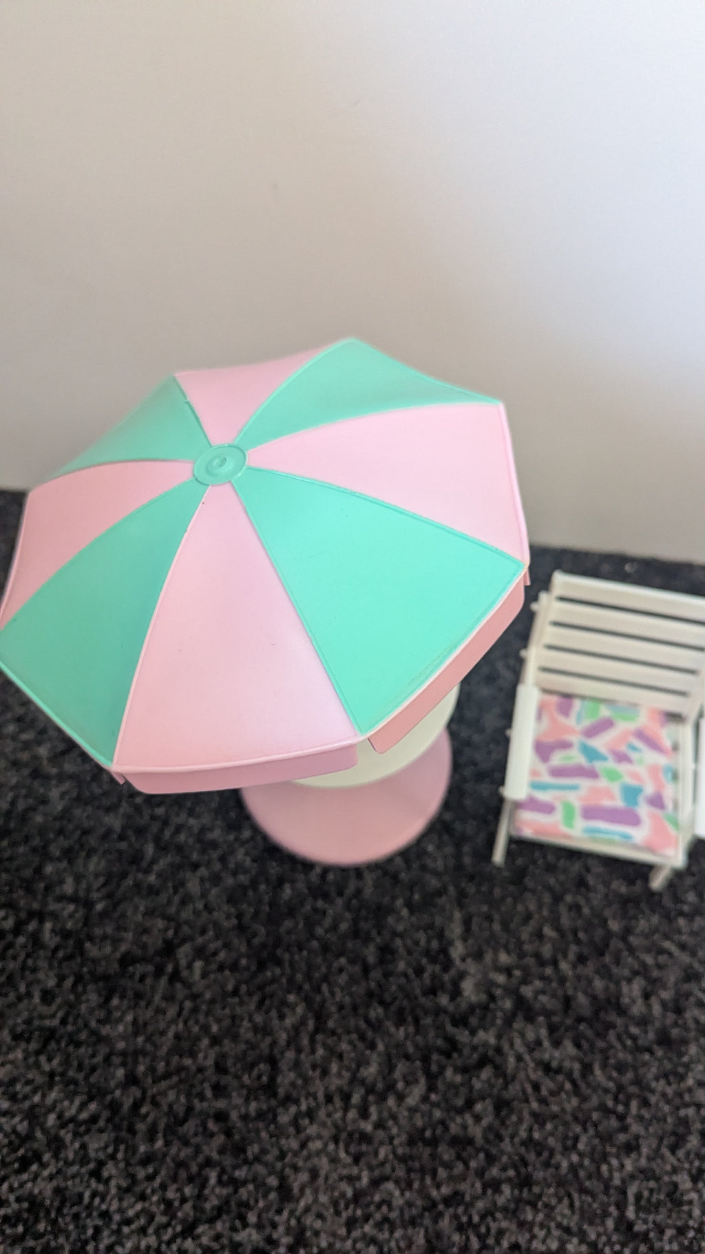 Vintage Sindy Garden Chair & Parasol