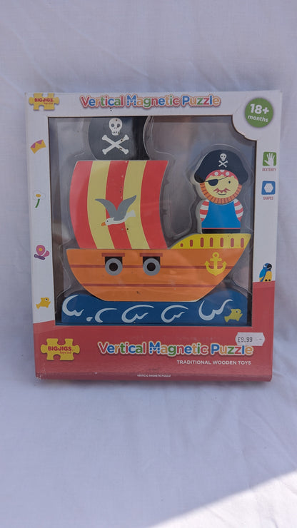 Vertical Magnetic Puzzle - Pirate BJ673