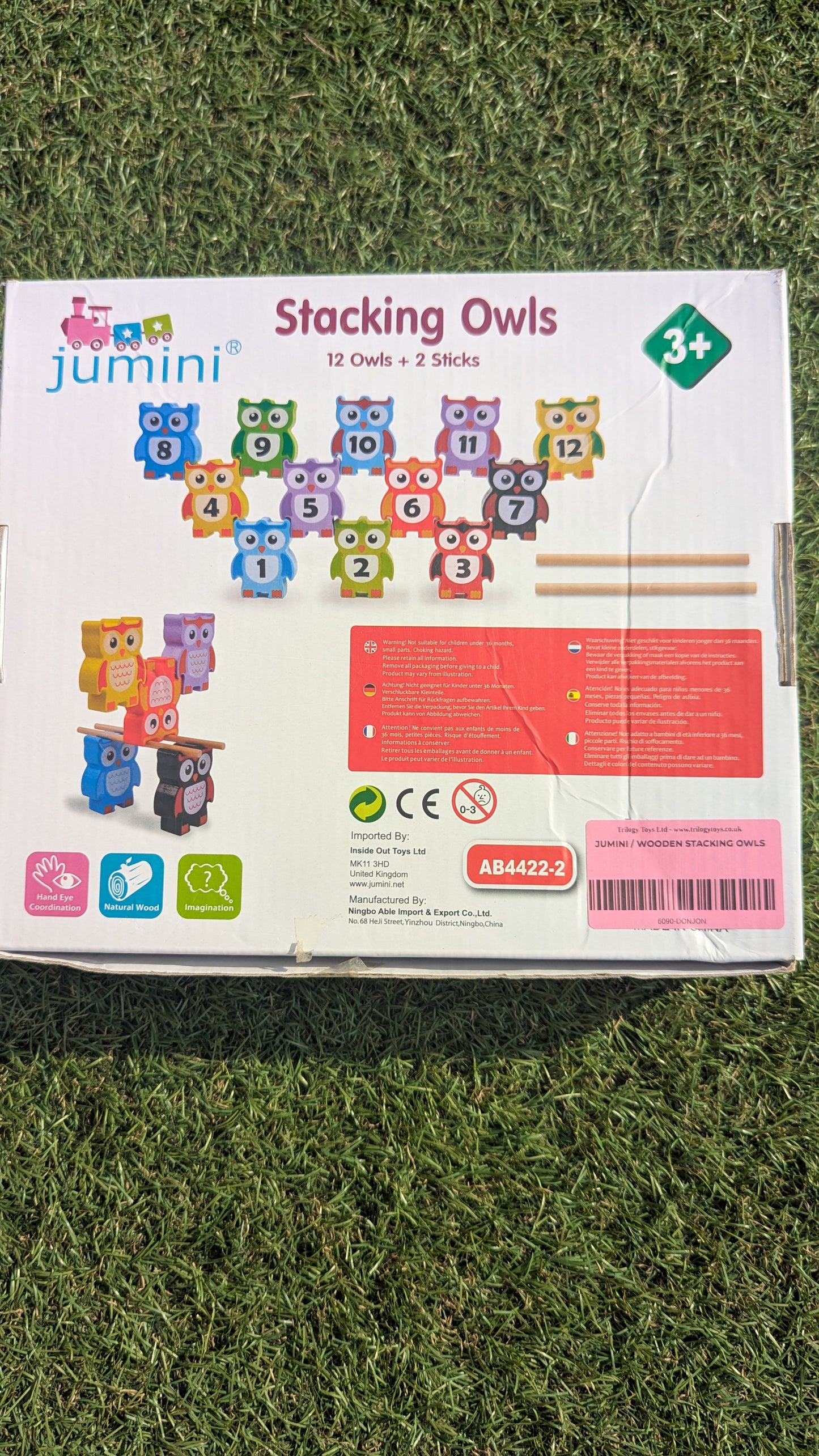 Wooden Stacking Owls