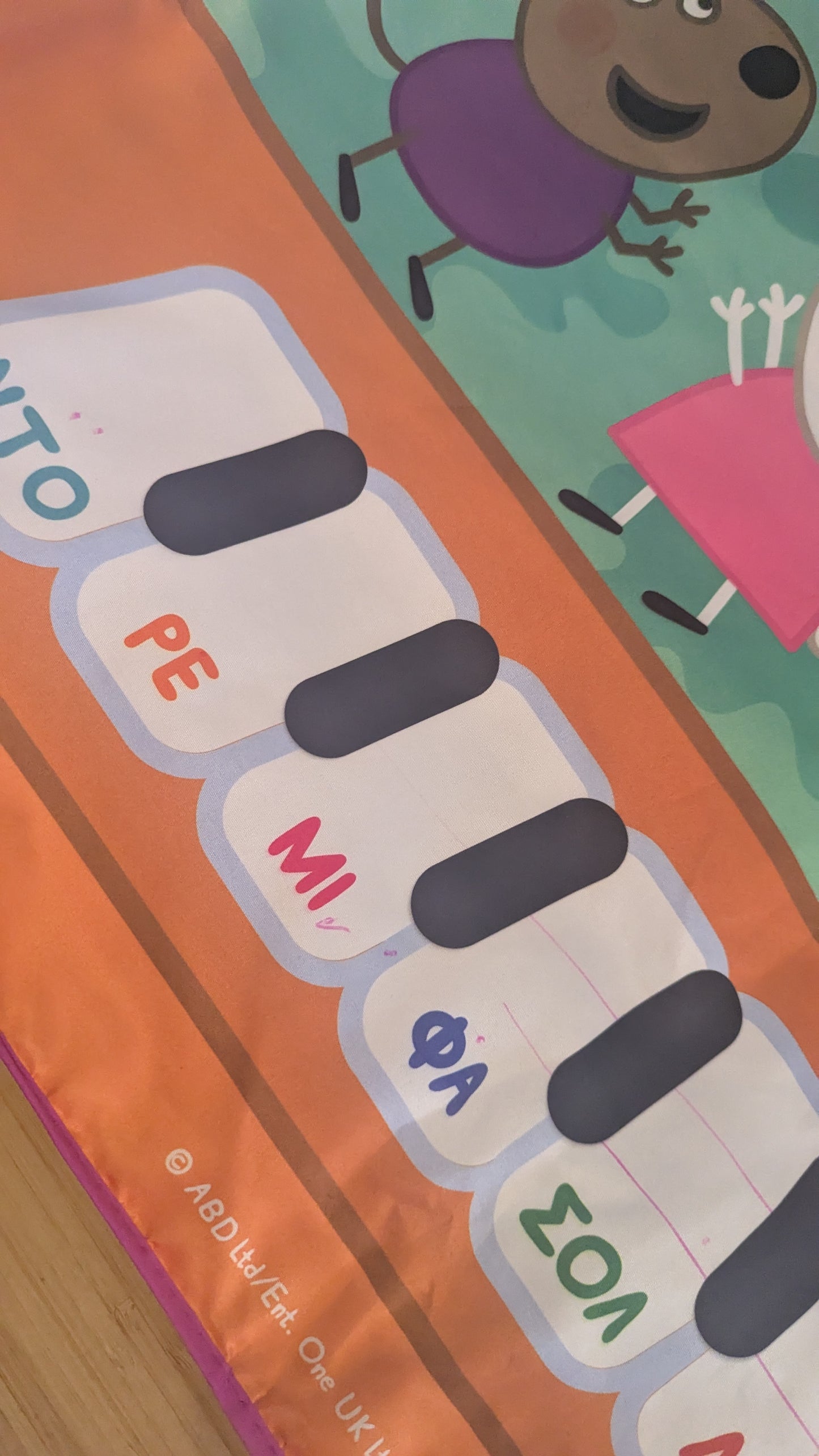 Peppa Pig Floor Piano Mat