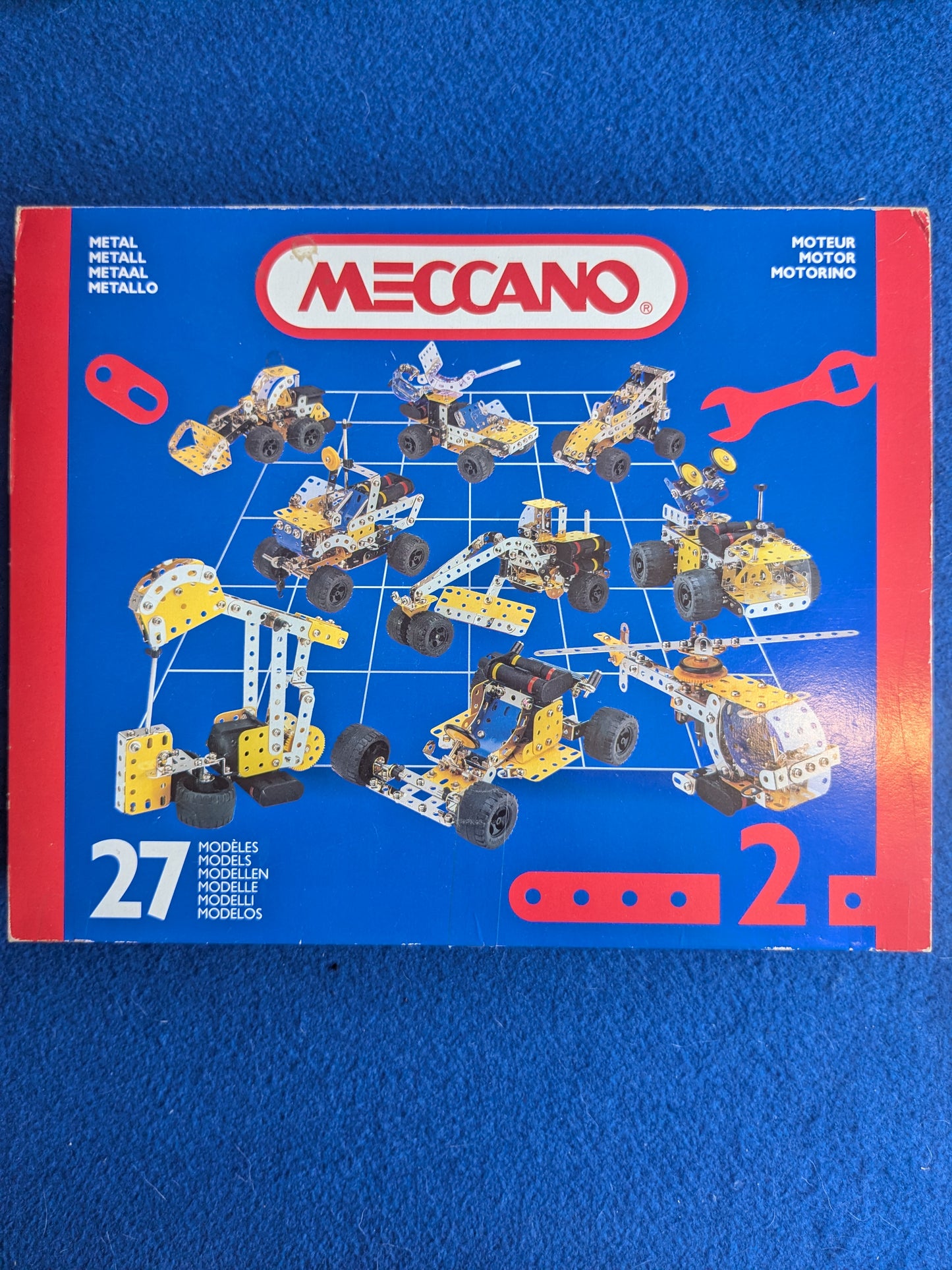 Meccano 030402 Motorised Metal Construction Kit c.1992