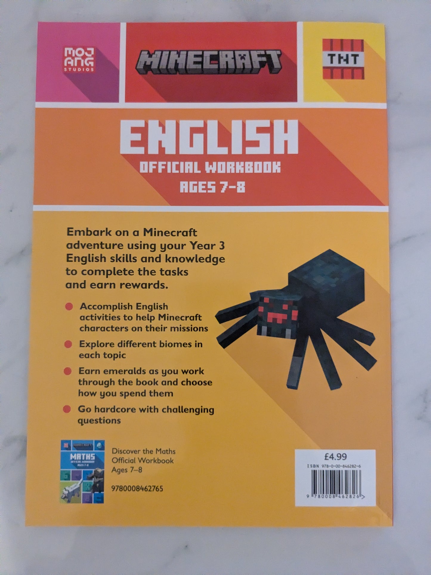 Minecraft English Official Workbook Ages 7-8