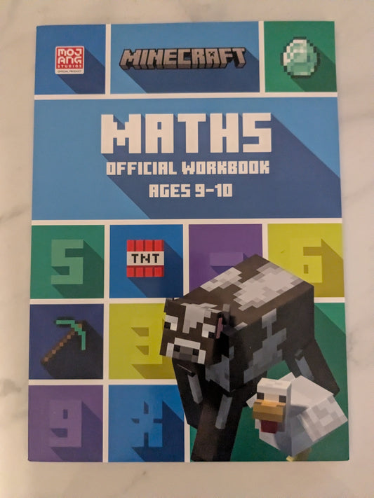 Minecraft Maths Official Workbook Ages 9-10