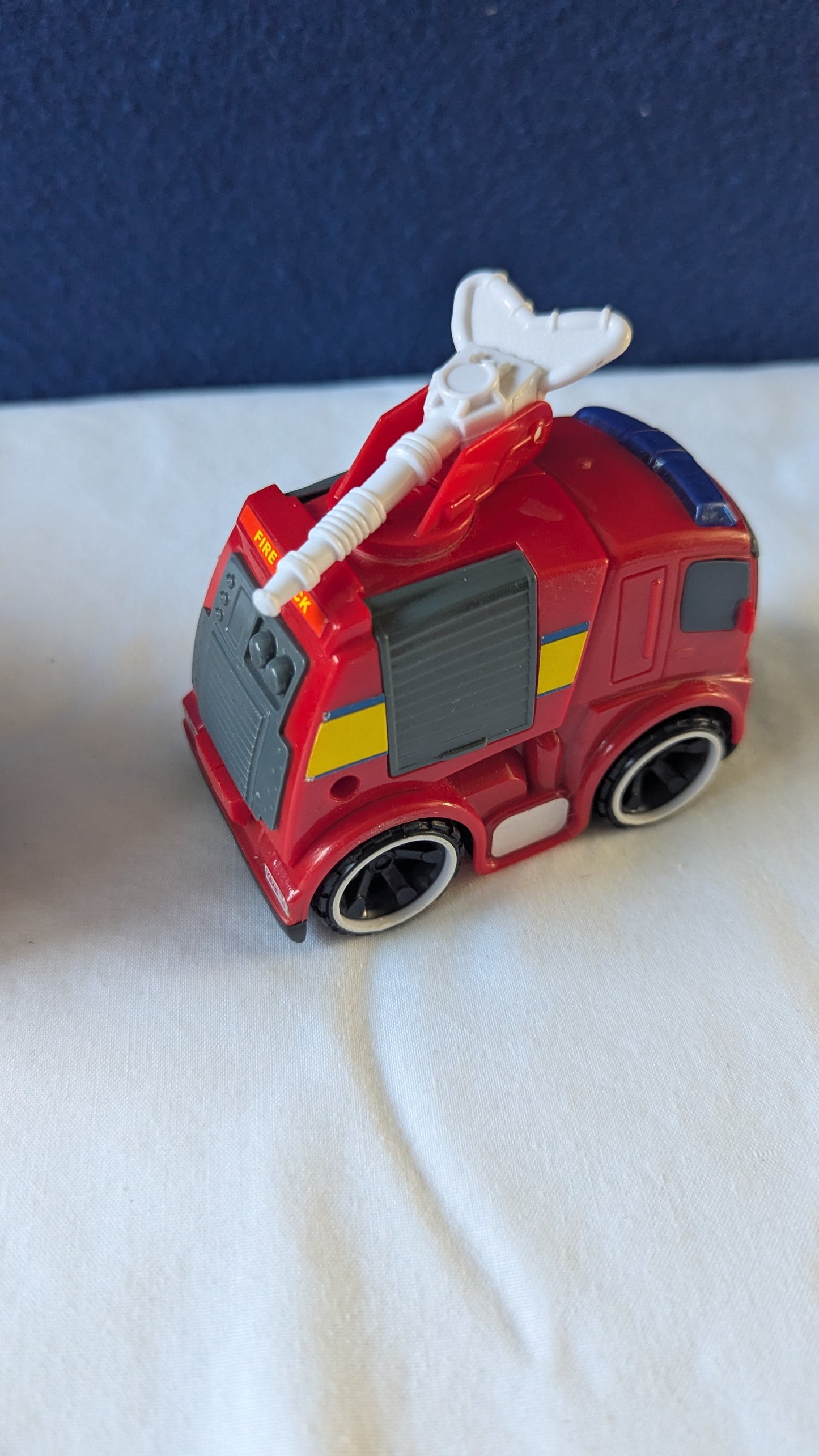 Two fire truck vehicles