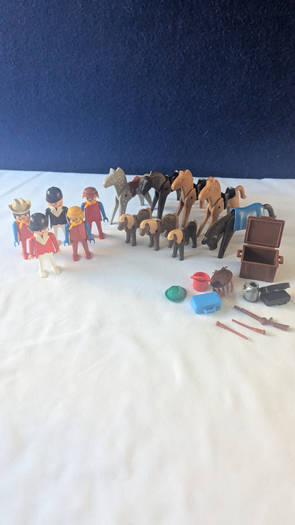 Vintage Playmobil Horse Bundle