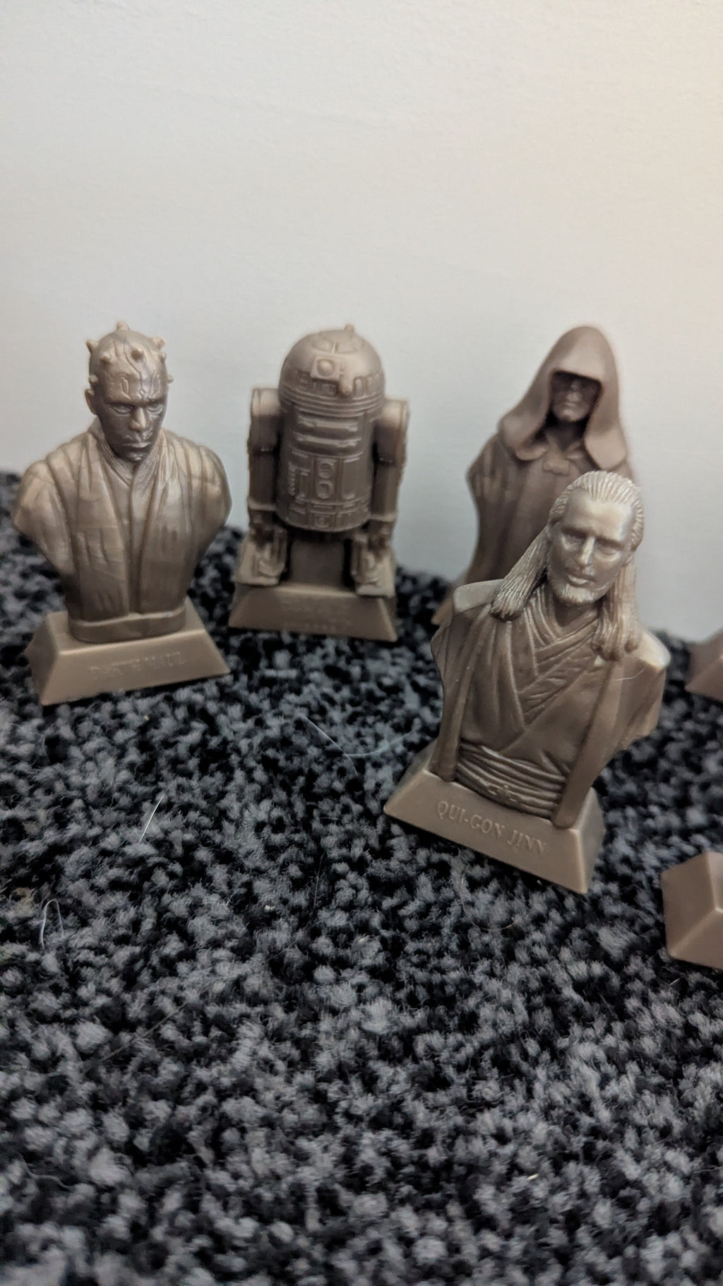 Vintage Kellogg's Star Wars Episode 1 Statuettes (Complete Set of 8)