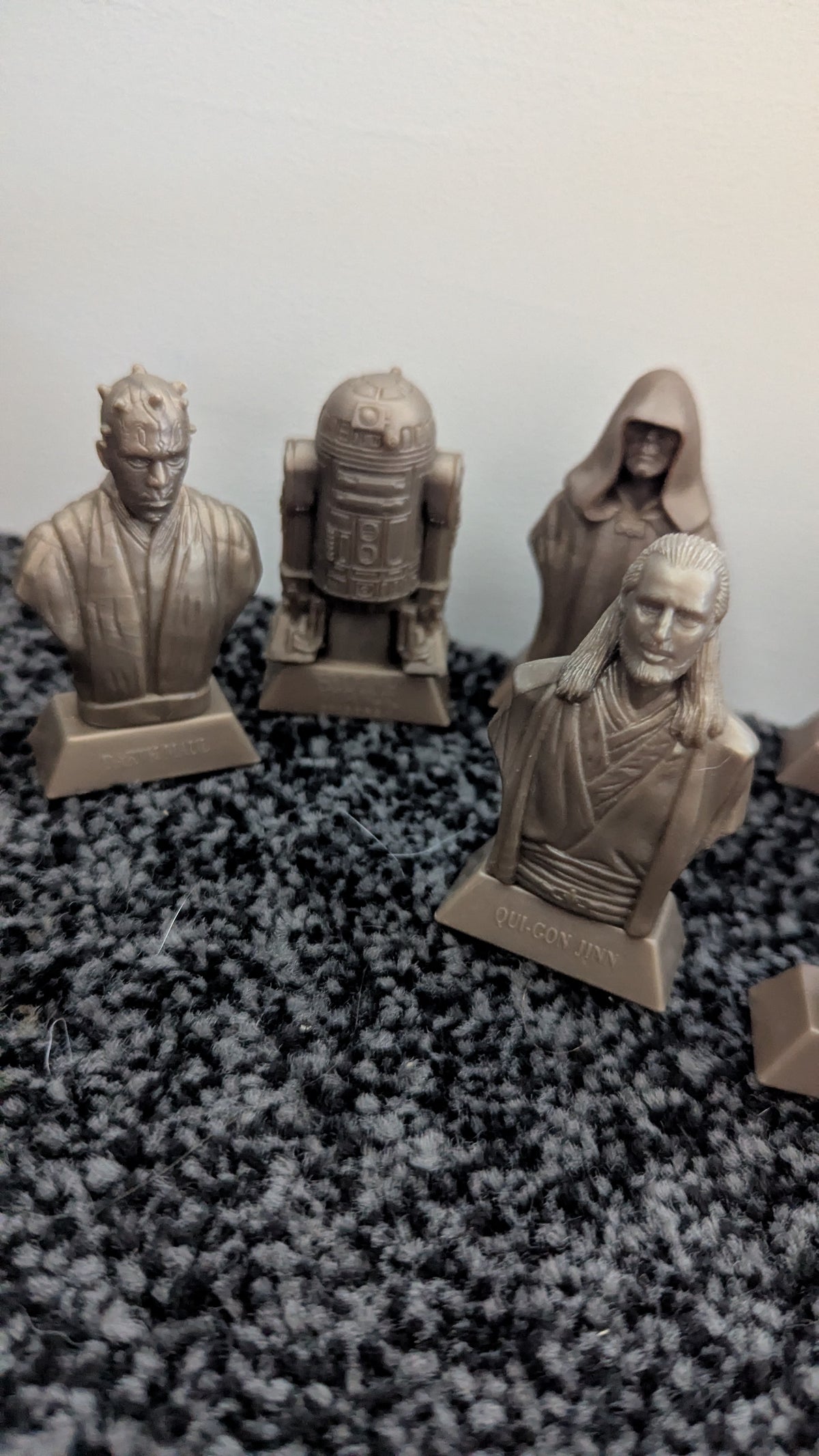 Vintage Kellogg's Star Wars Episode 1 Statuettes (Complete Set of 8)