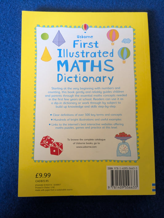 Usbourne First Illustrated Maths Dictionary