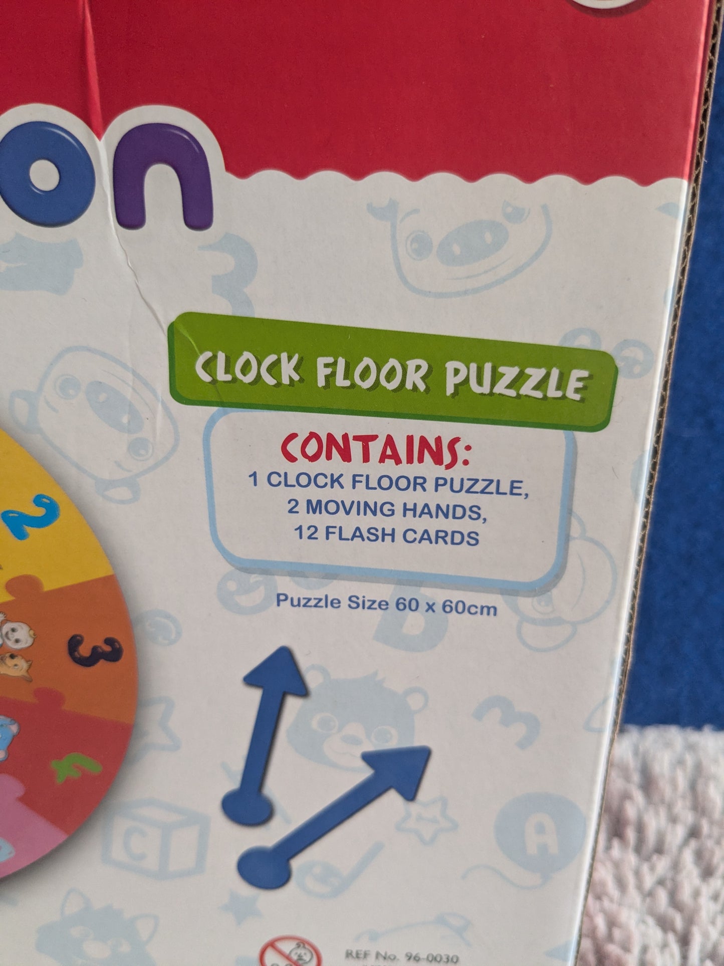 Cocomelon Clock Floor Puzzle