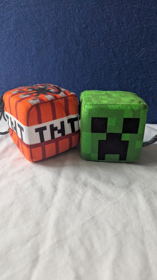 Minecraft soft block keyring bundle