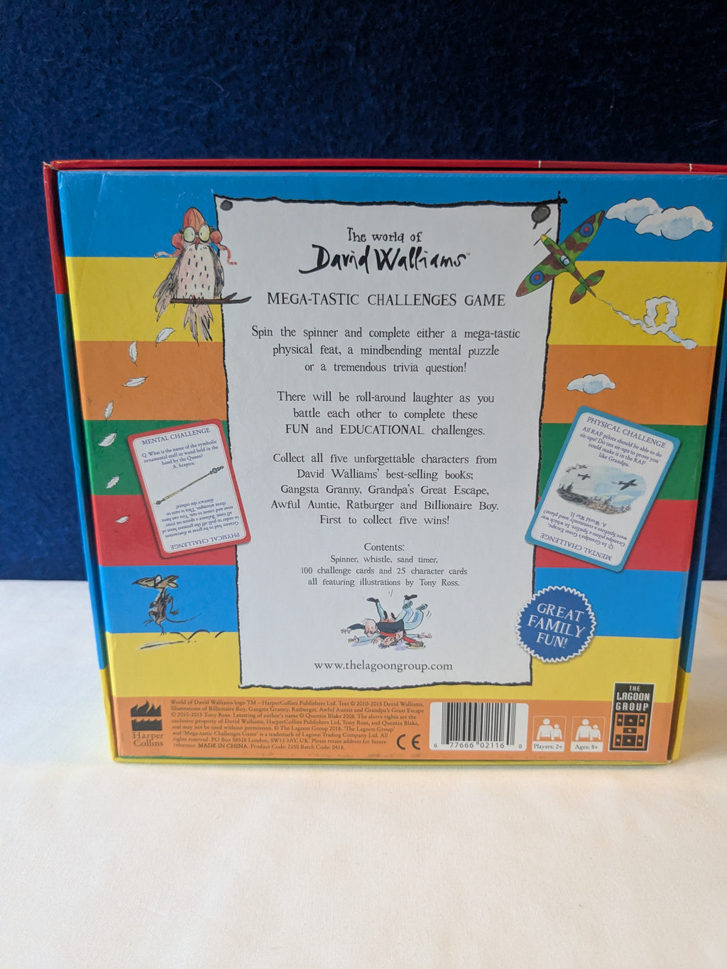 David Walliam's Mega-Tastic Challenges Game