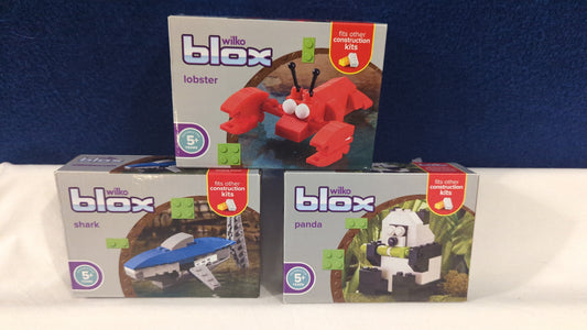 Pack Blox - Panda, Requin et Homard