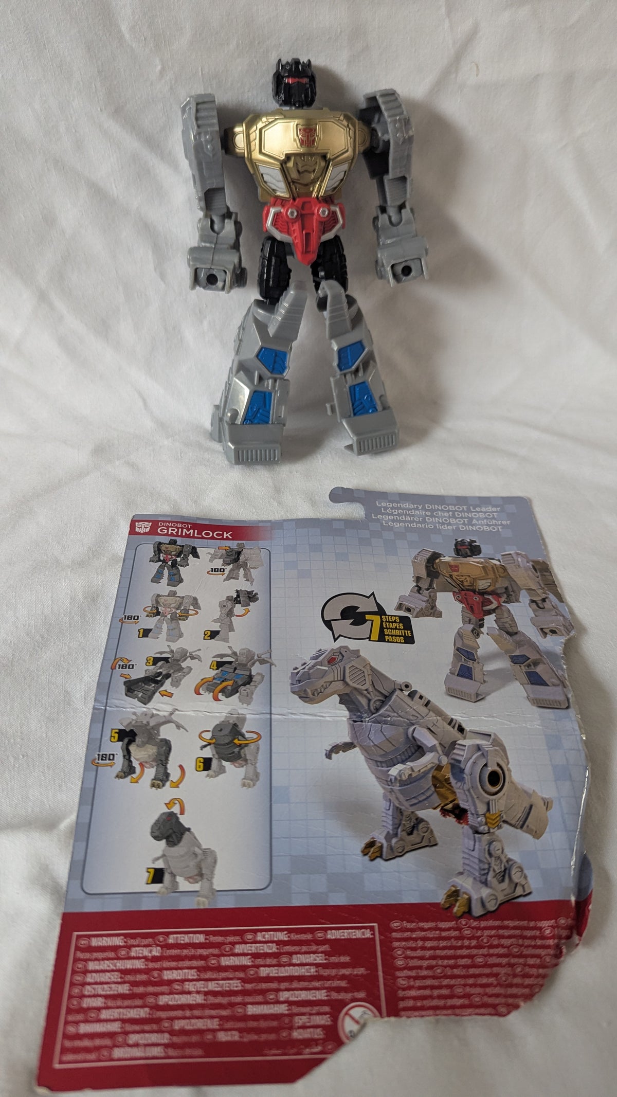 Transformers Authentics Dinobot Grimlock Action Figure