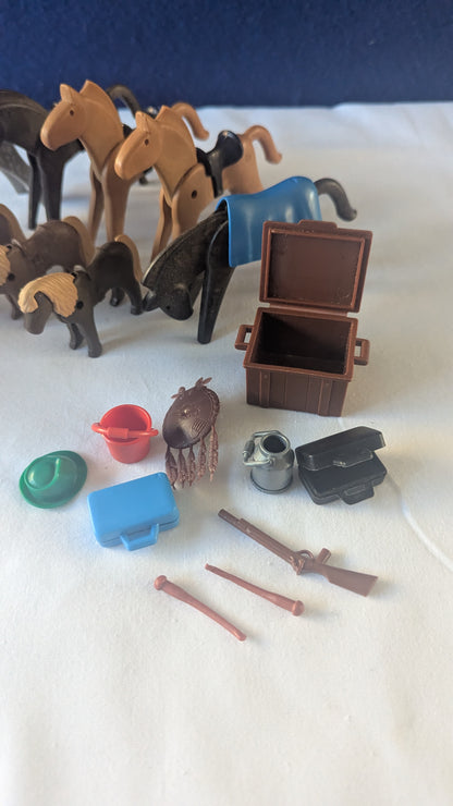 Vintage Playmobil Horse Bundle