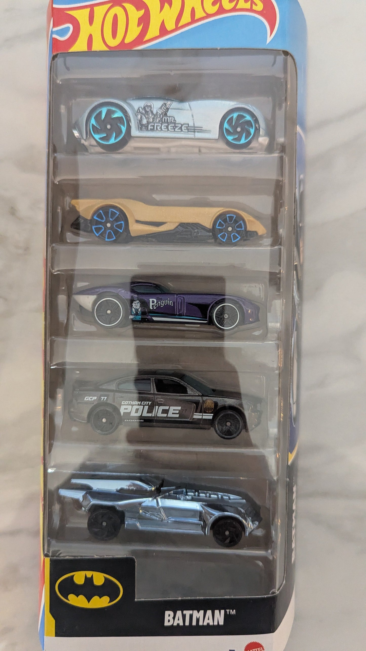 Hot Wheels Batman 5 Vehicle Set