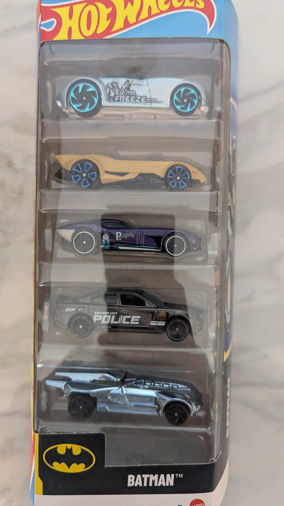 Hot Wheels Batman 5 Vehicle Set