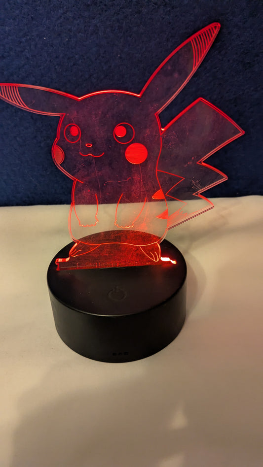 Pokemon Pikachu 3D LED night light