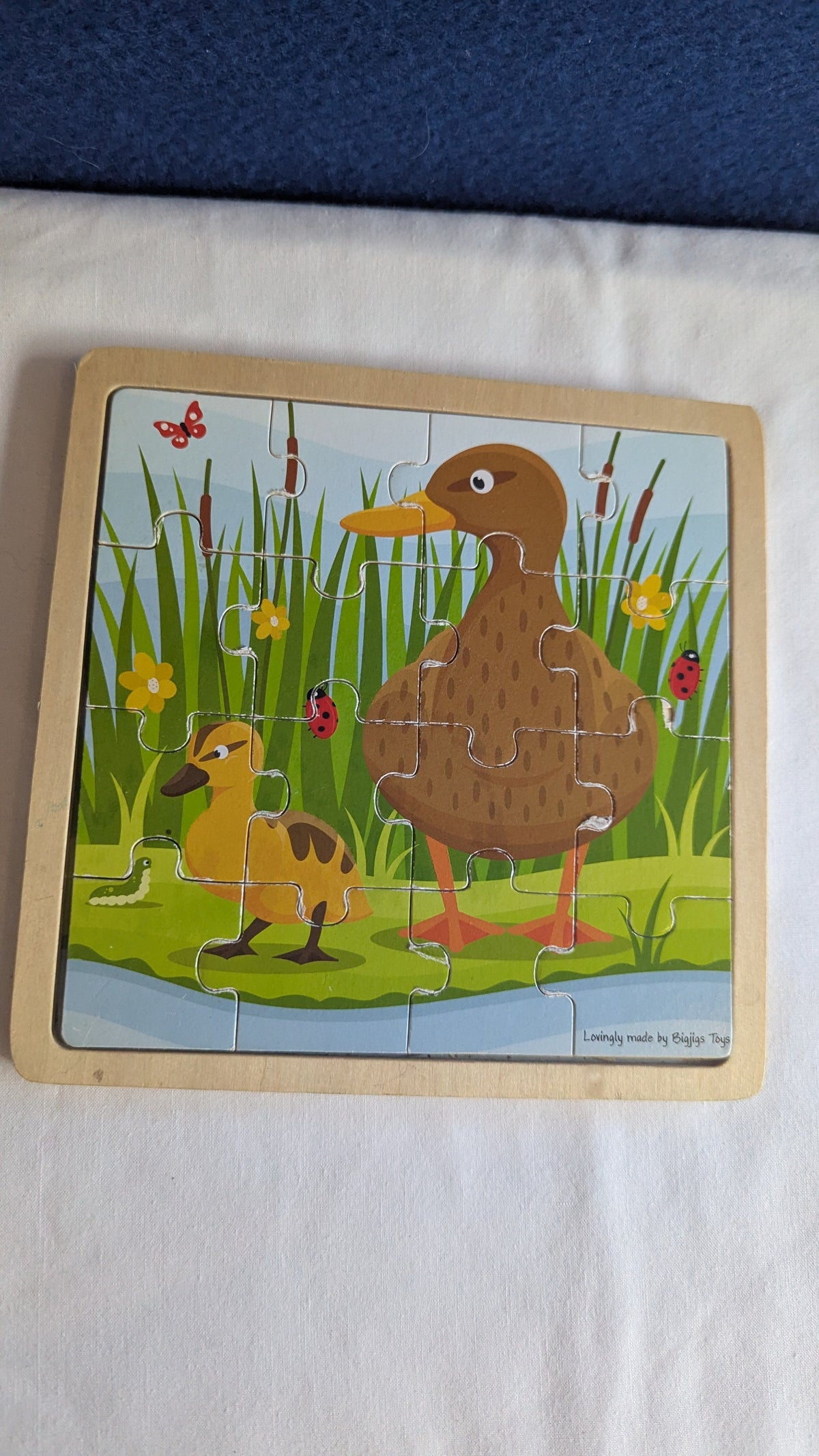 Bigjigs wooden duck puzzle