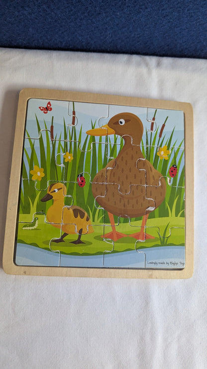 Bigjigs wooden duck puzzle