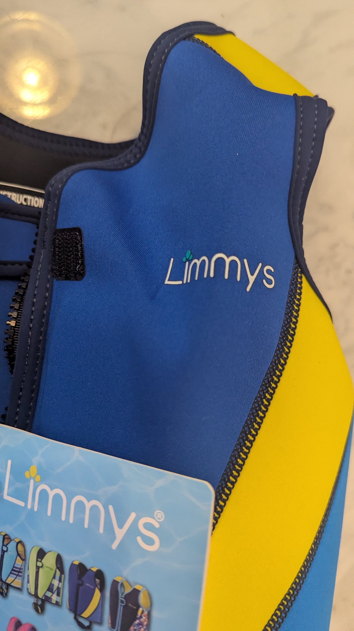 LIM00L Swim Vest & Buoyancy Aid Ages 5-9 years Blue
