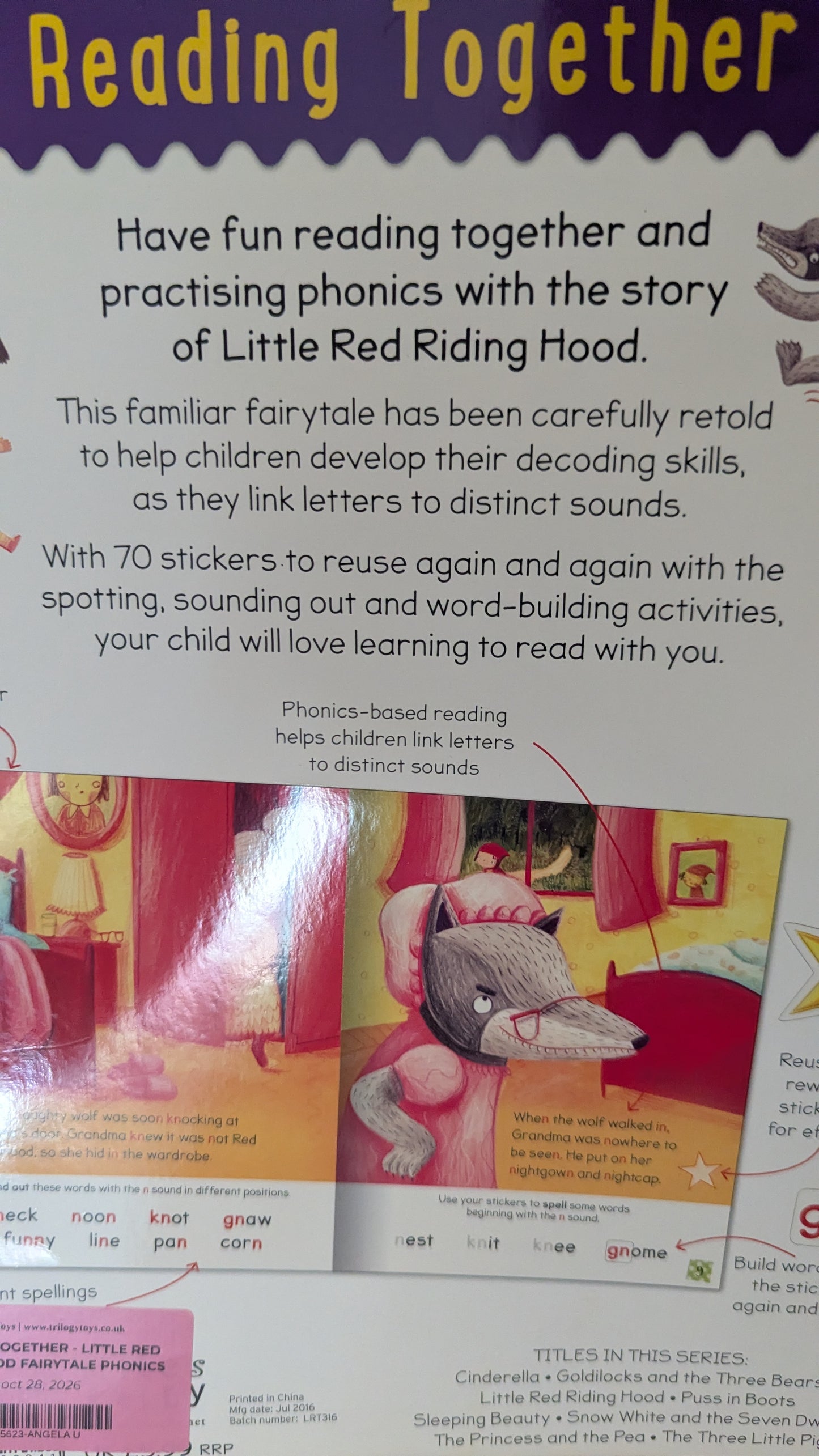 Reading Together - Little Red Riding Hood Fairytale Phonics