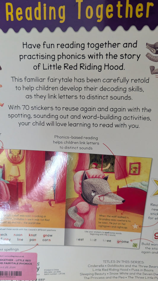 Reading Together - Little Red Riding Hood Fairytale Phonics