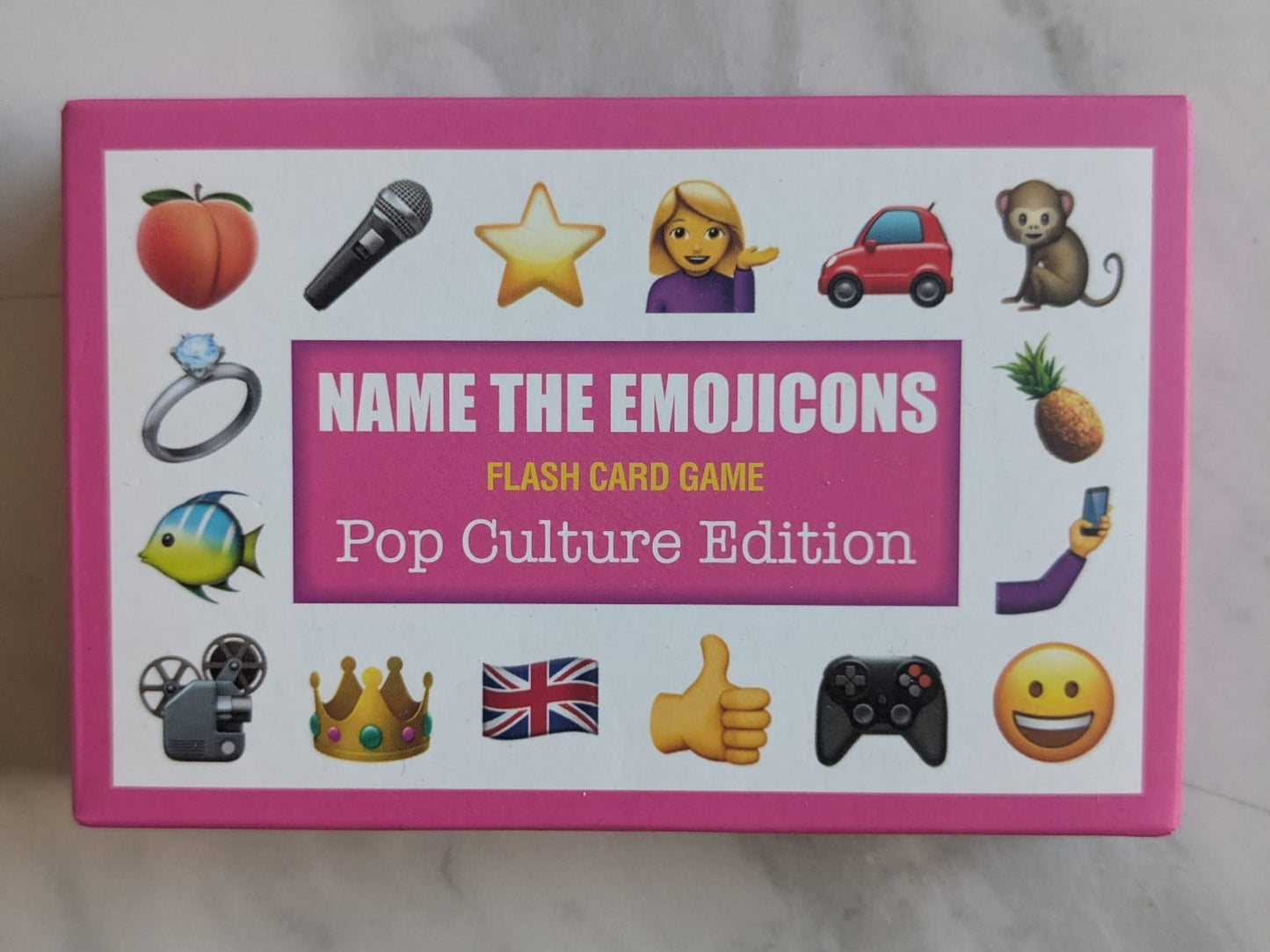 Name The Emojicons Flashcard Game: Pop Culture Edition