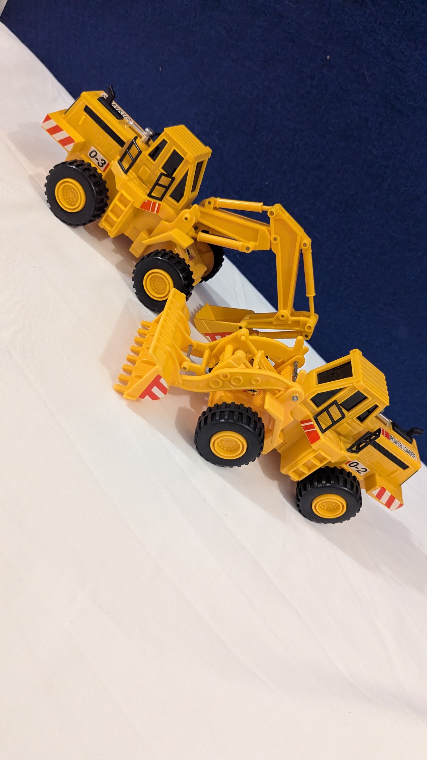 Plastic Excavator & Power Loader Vehicles