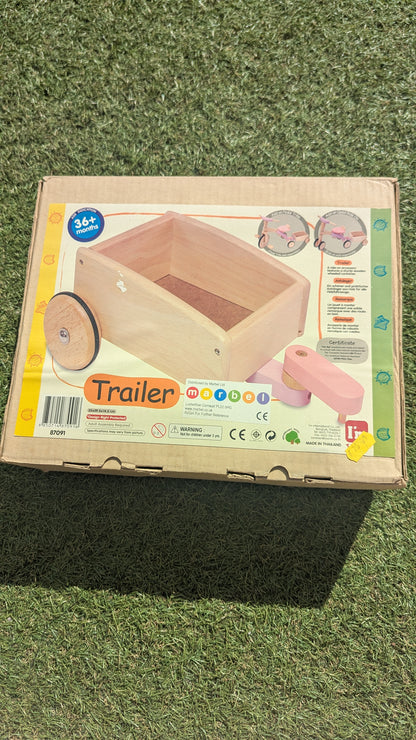 Marbel Wooden Trailer