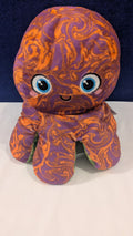2 in 1 Reversible Octopus Sensory Plush Green/Orange/Pink