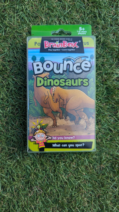 Brain box bounce dinosaurs card game