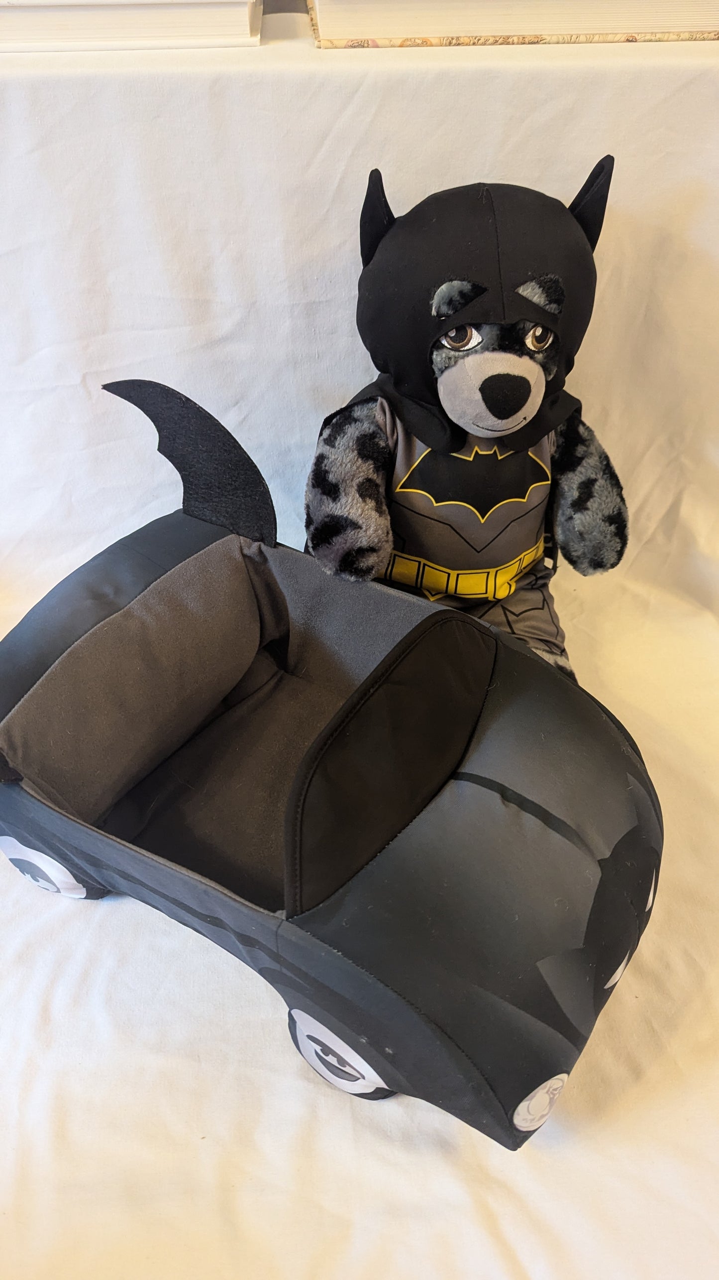 Batman 16" Plush with Batmobile