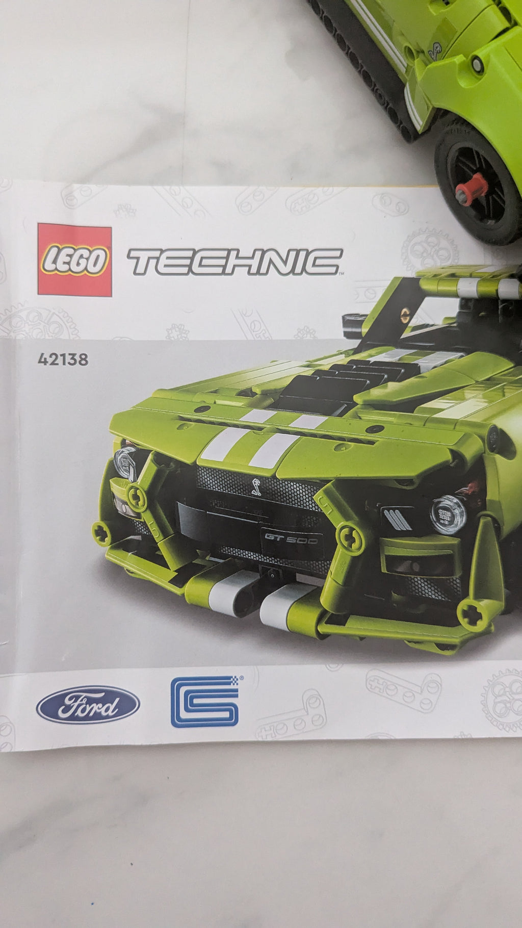 Lego Technic 42138 Ford Mustang Shelby GT500