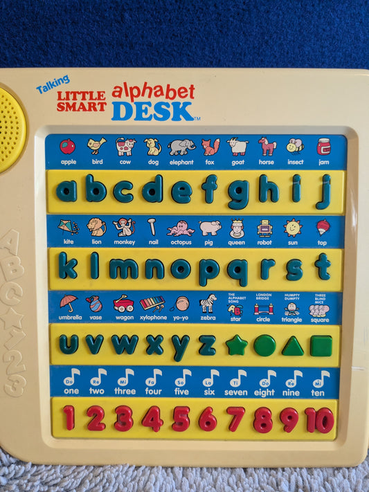 Vtech Talking Little Smart Alphabet Desk c.1991