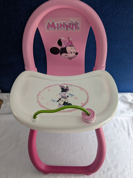 Smoby Minnie Mouse Dolls High Chair