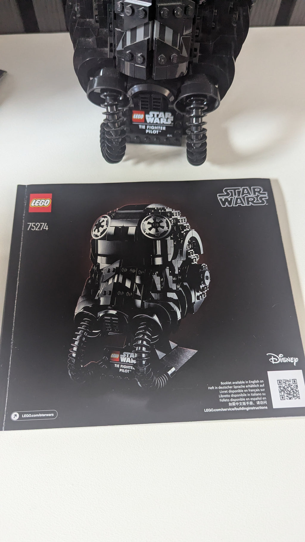 Star Wars 75274 TIE Fighter Pilot Helmet