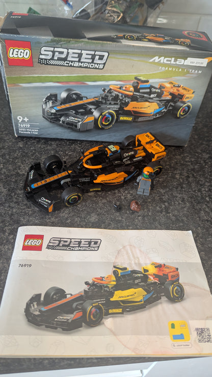 Lego Speed Champions 76919 McLaren 2023 Formula 1 (F1)