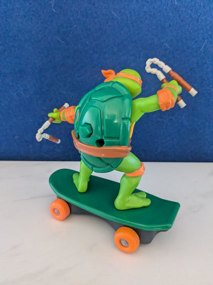 TMNT Sewer Shredders Michaelangelo 5" Pull Back Skate Toy