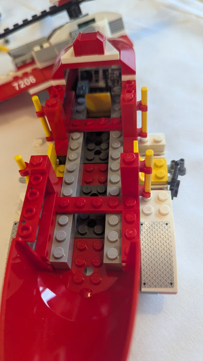 Lego City 7206 Fire Helicopter & Jeep