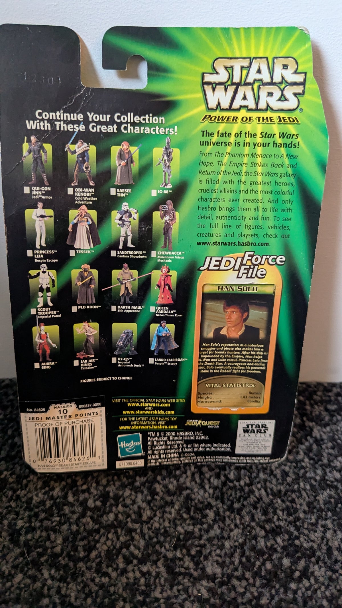 Star Wars: Power of the Jedi Hans Solo (Death Star Escape) Action Figure
